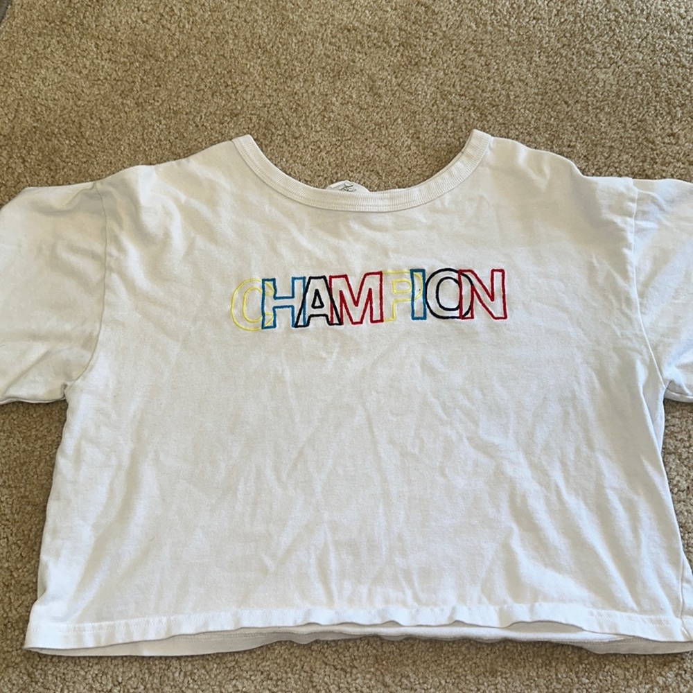 Champion vintage cropped t shirt